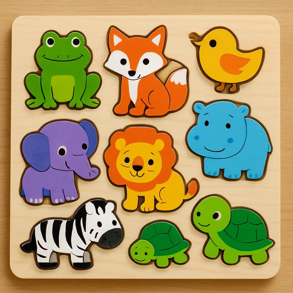 Czy warto kupić dziecku puzzle drewniane ze zwierzętami?